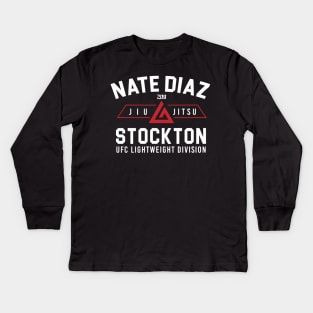 Nate Diaz Stockton Kids Long Sleeve T-Shirt